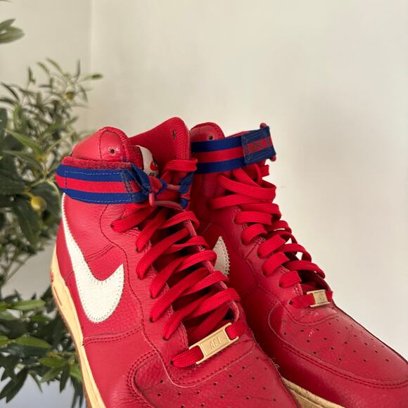 Nike Air Force 1 2015 High 07 Lace-Up Sneakers Gym Red 9.5 main image 7